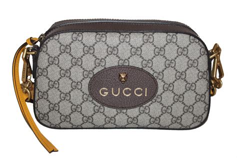 gucci web gg supreme flat messenger bag|neo vintage gg medium messenger.